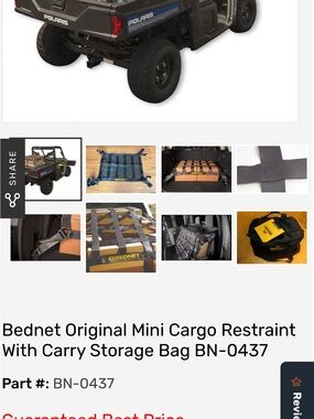 Bednet Original Mini Cargo Restraint With Carry Storage Bag BN-0437
